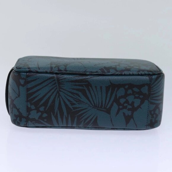 SAINT LAURENT Pouch PVC Green Auth ac3173 - Picture 8 of 16